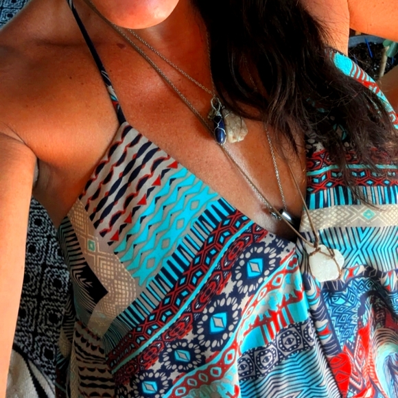 Tribal Vacation Dress - Picture 1 of 6